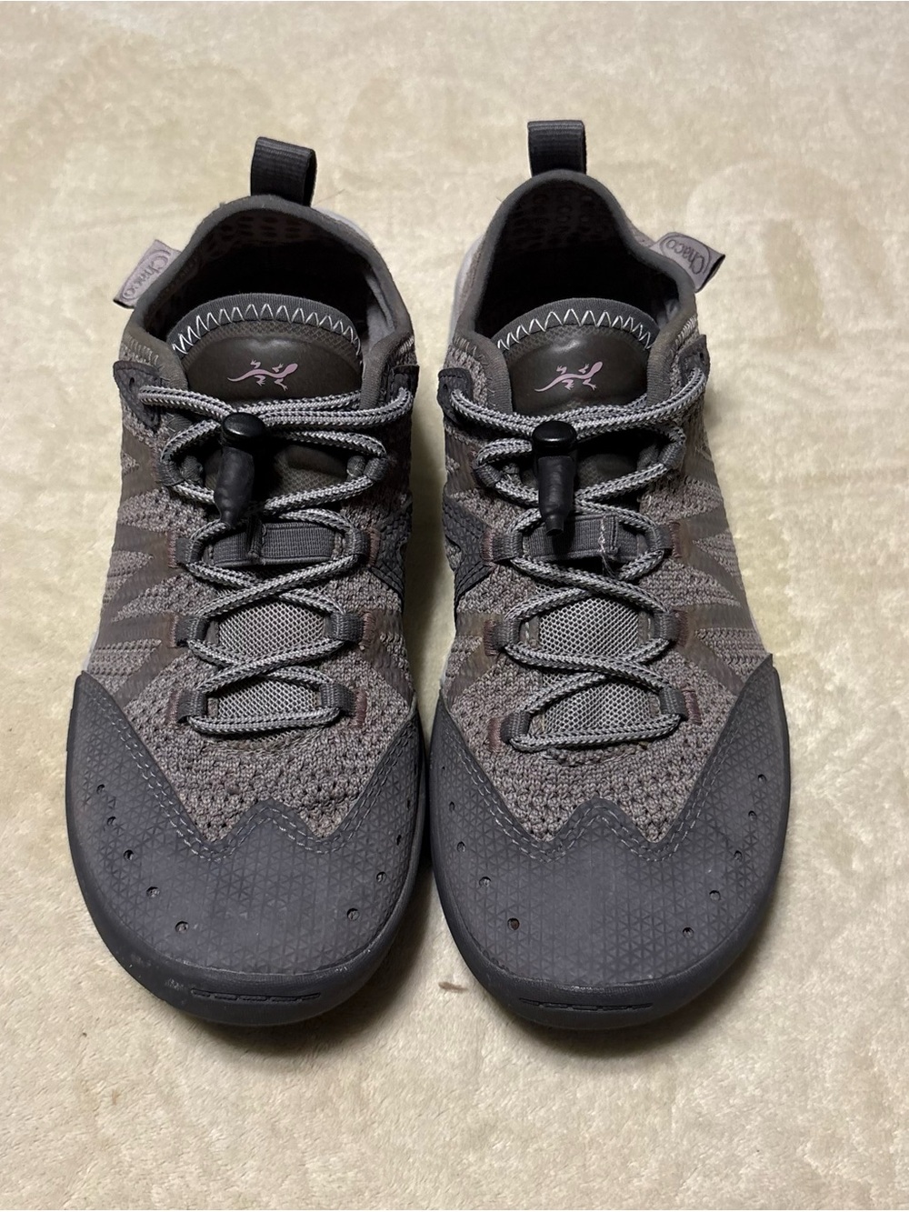 Chaco Women's Gray Knit Slip-On Sneakers